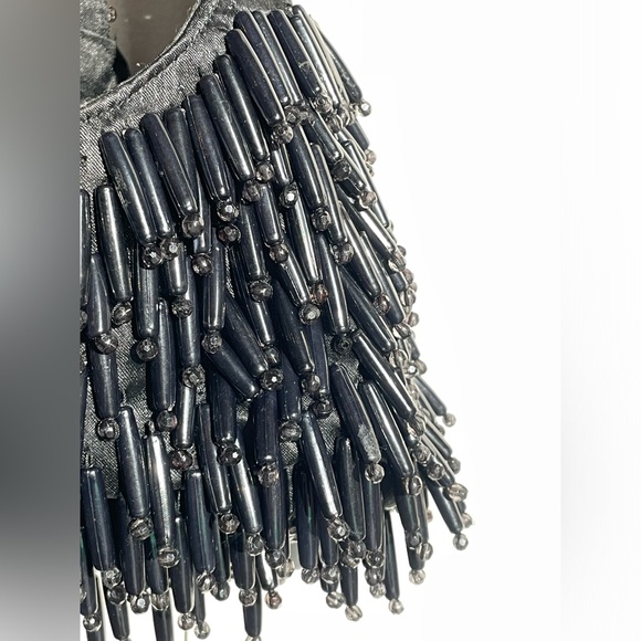 Black Hand Crafted In India Evening Bag NWT - Picture 9 of 11